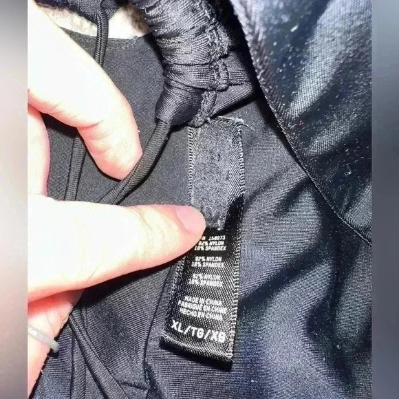 SKIMS size extra large black onyx lace up cat suit lace-up cat suit full body - Picture 4 of 4